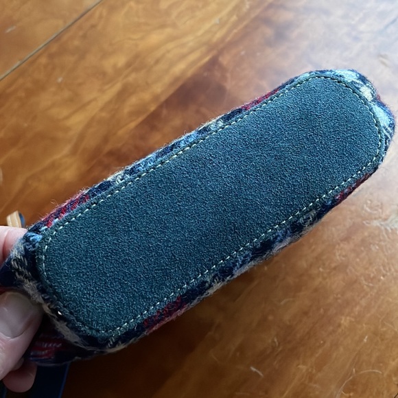 Plaid wool small coach purse- never used - Picture 3 of 5